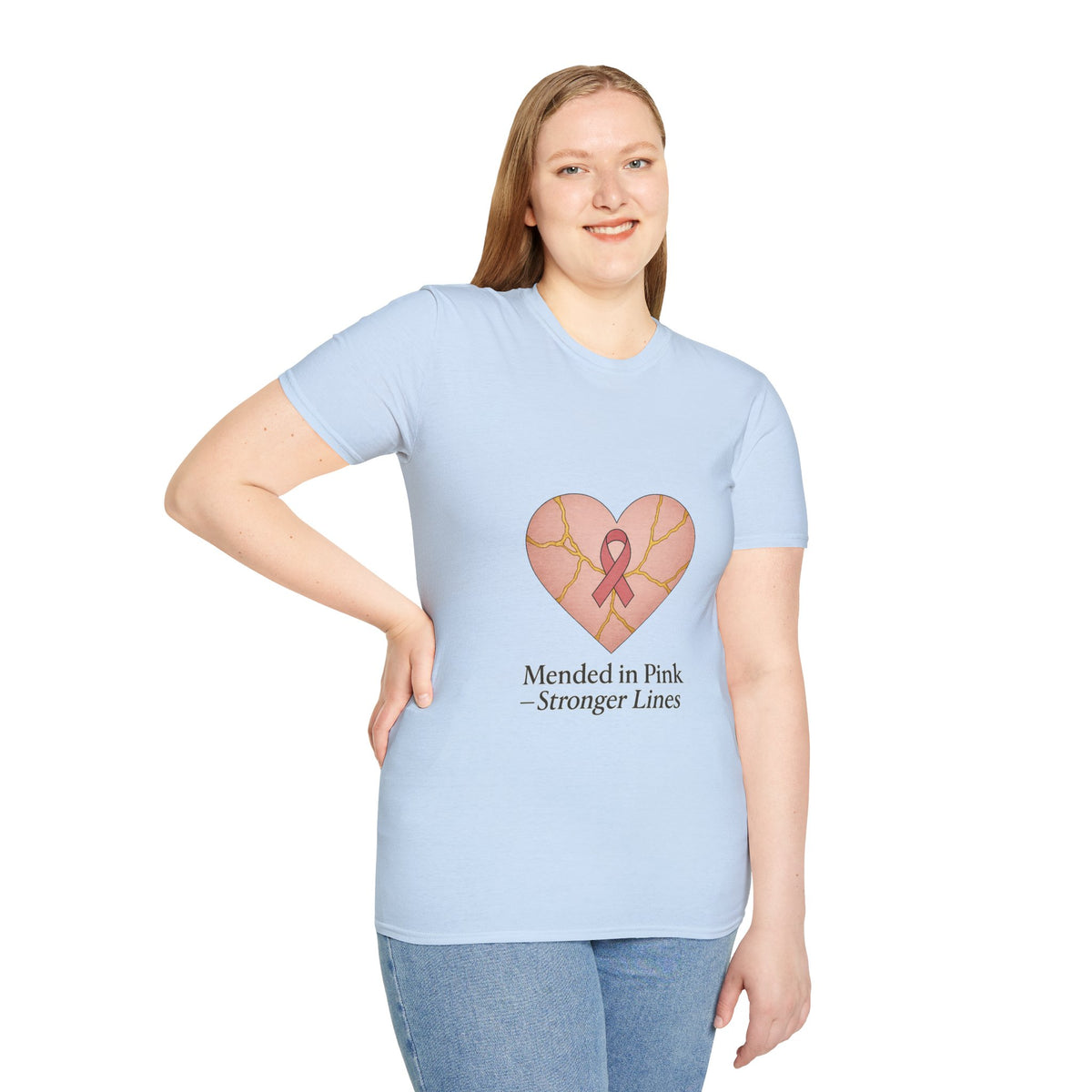Breast Cancer Awareness Heart T-Shirt — 'Monarch in Pink, Stronger Lives' - Trending Now - October 2026