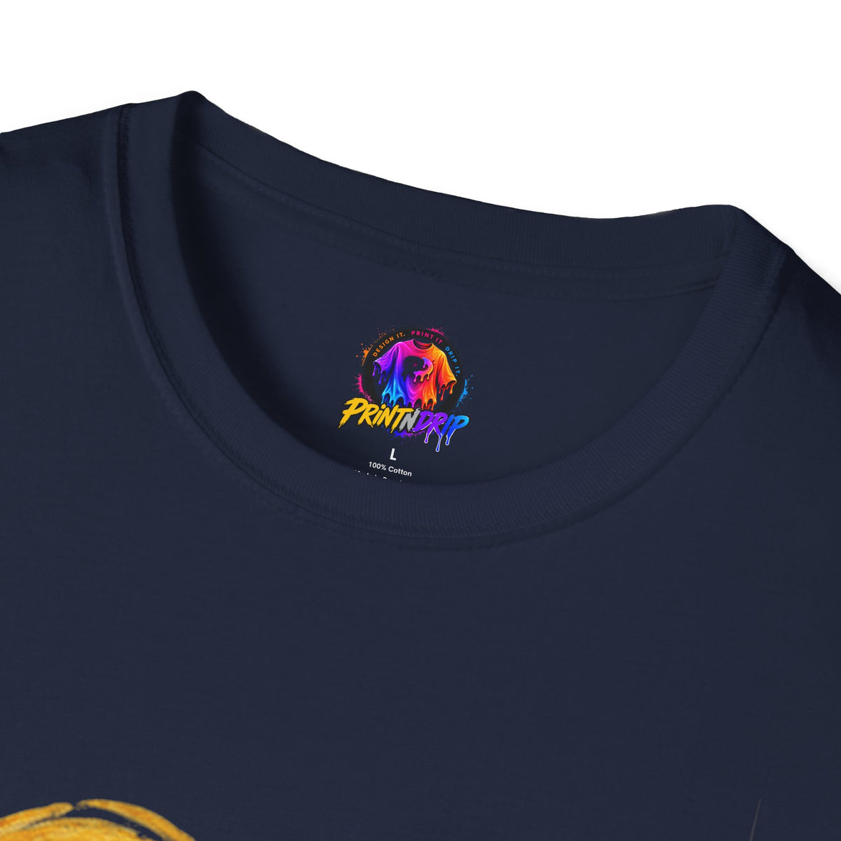 Childhood Cancer Awareness T-Shirt — "Stronger Brighter Kinder Braver" Gold Ribbon