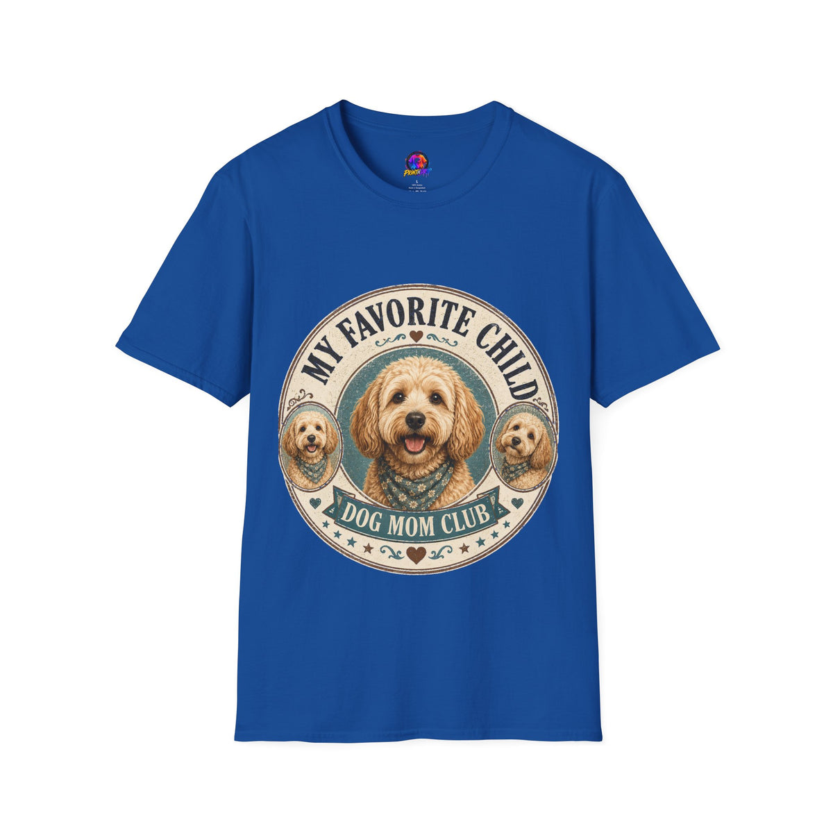 Dog Mom T-Shirt — "My Favorite Child" Cute Goldendoodle Graphic Tee
