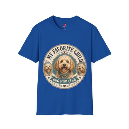 Dog Mom T-Shirt — "My Favorite Child" Cute Goldendoodle Graphic Tee