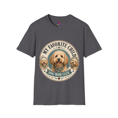 Dog Mom T-Shirt — "My Favorite Child" Cute Goldendoodle Graphic Tee