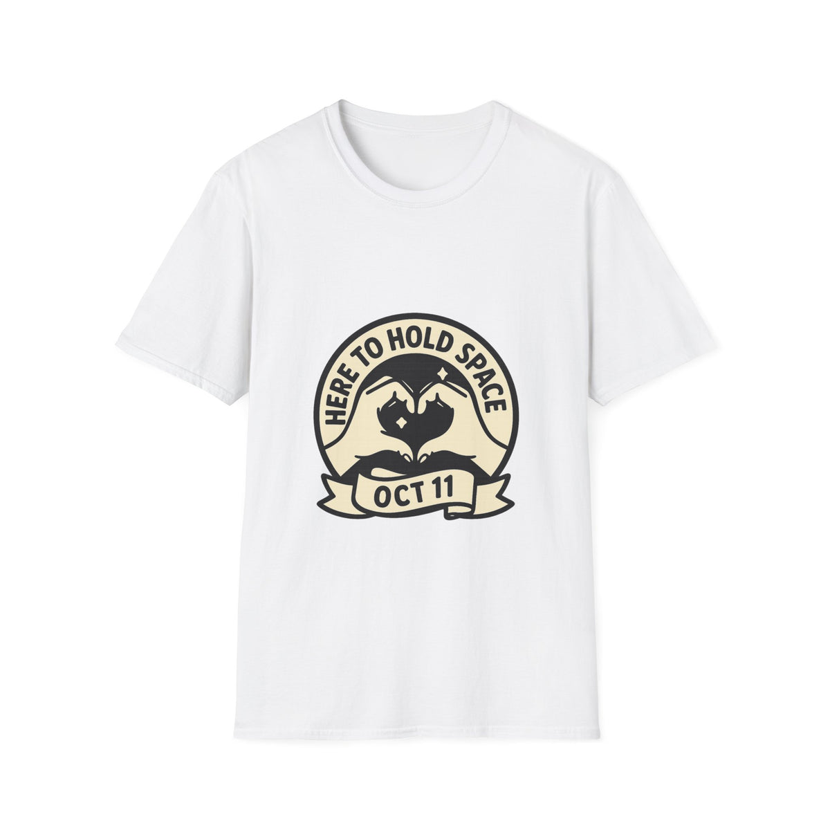 Sea Turtle Rescue Badge T-Shirt — "Here to Hold Space" Oct 11 - Trending Now - October 2026