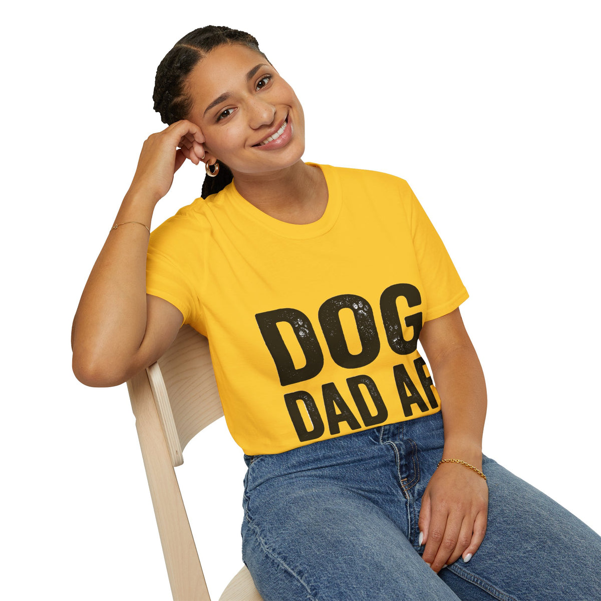 Dog Dad Af Unisex Softstyle T-Shirt
