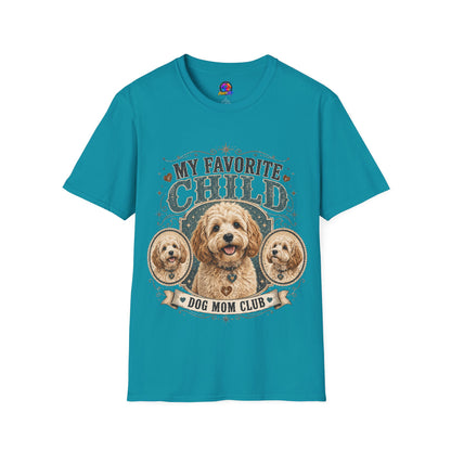 My Favorite Child Dog Mom T-Shirt — Cute Doodle Portrait Pet Lover Tee