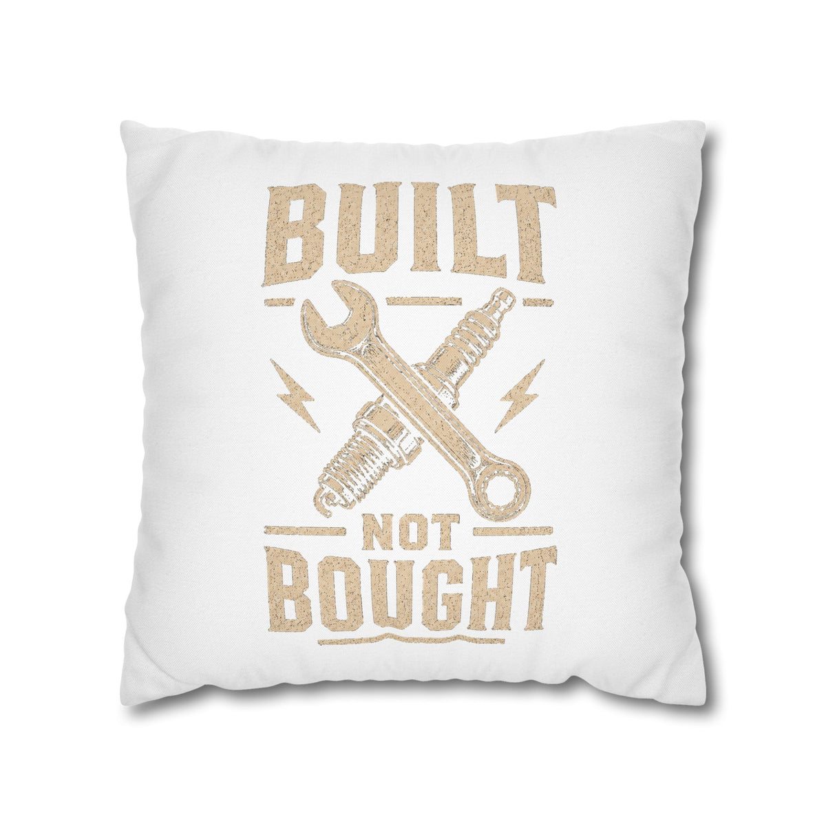 Built Not Bought Decorative Pillowcase Milo Bailey Dog Dad Mom