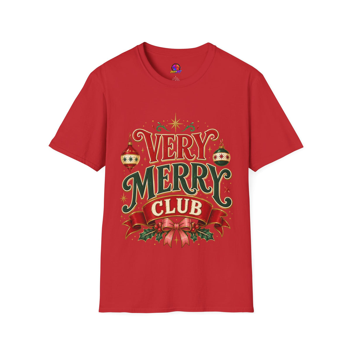 Very Merry Club T-Shirt — Festive Christmas Holiday Tee