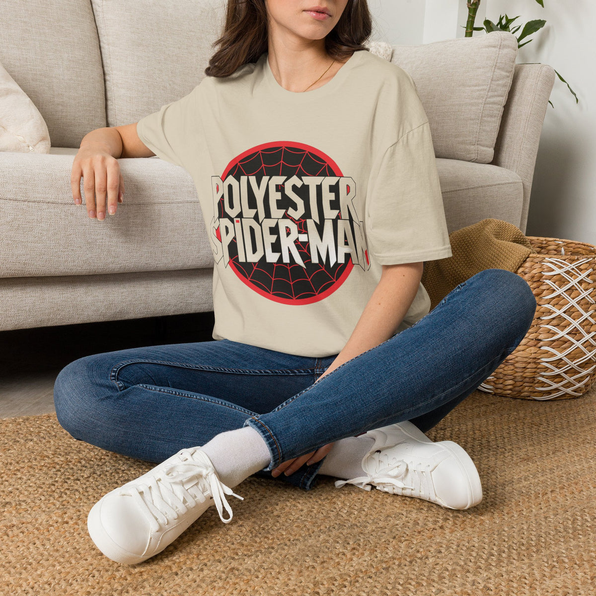 Polyester Spider-Man T-Shirt — Retro Web Logo Graphic Tee - Trending Now - August 2026