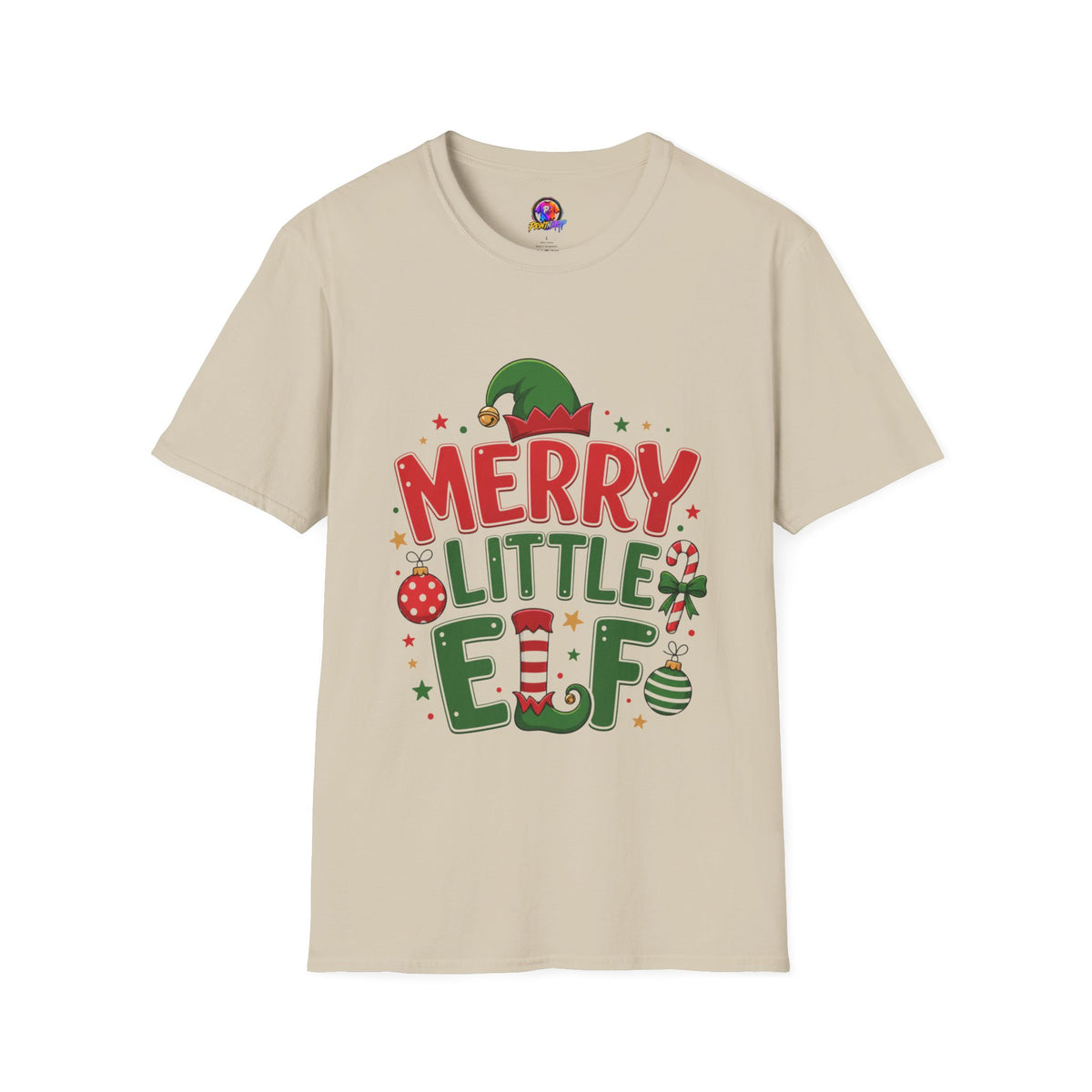 Merry Little Elf T-Shirt — Festive Christmas Holiday Tee