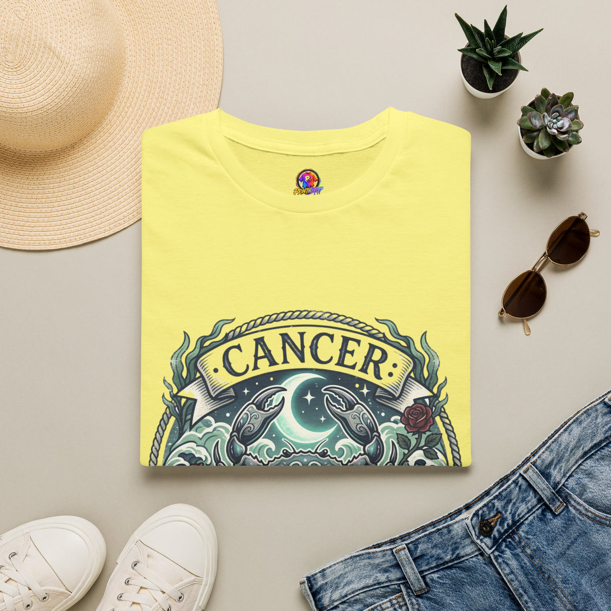 Cancer Zodiac T-Shirt — Crab Constellation Sign Tee