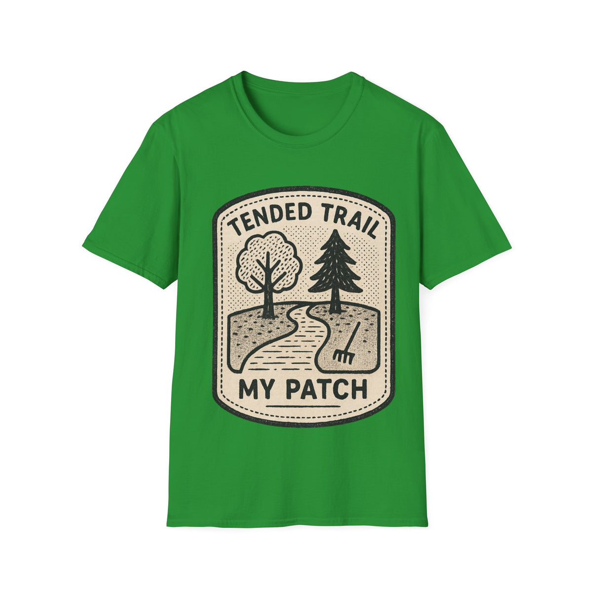 Guided Trail My Patch Vintage Badge T-Shirt, Retro Outdoor Hiking Graphic Tee - Trending Now - September 2026