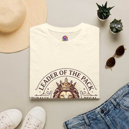 Leo Leader of the Pack T-Shirt — 100% Leo Zodiac Lion Tee