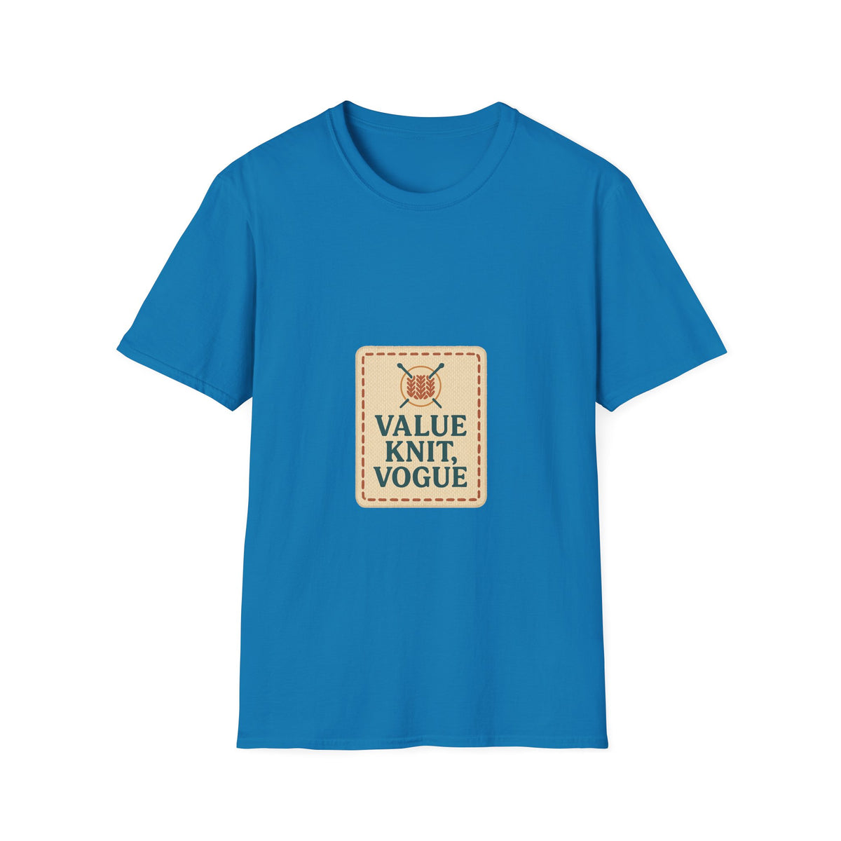 Value Knit Vogue T-Shirt — Vintage Knitting Graphic Tee - Trending Now - October 2026