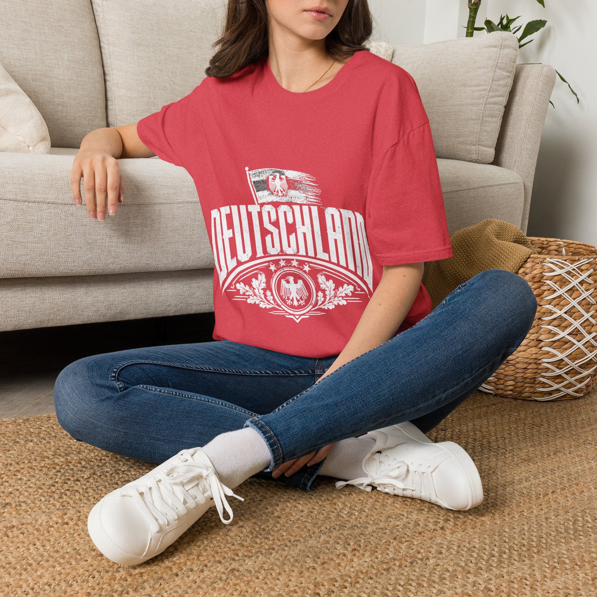 Germany Deutschland T-Shirt — Vintage German Crest Soccer Fan Tee