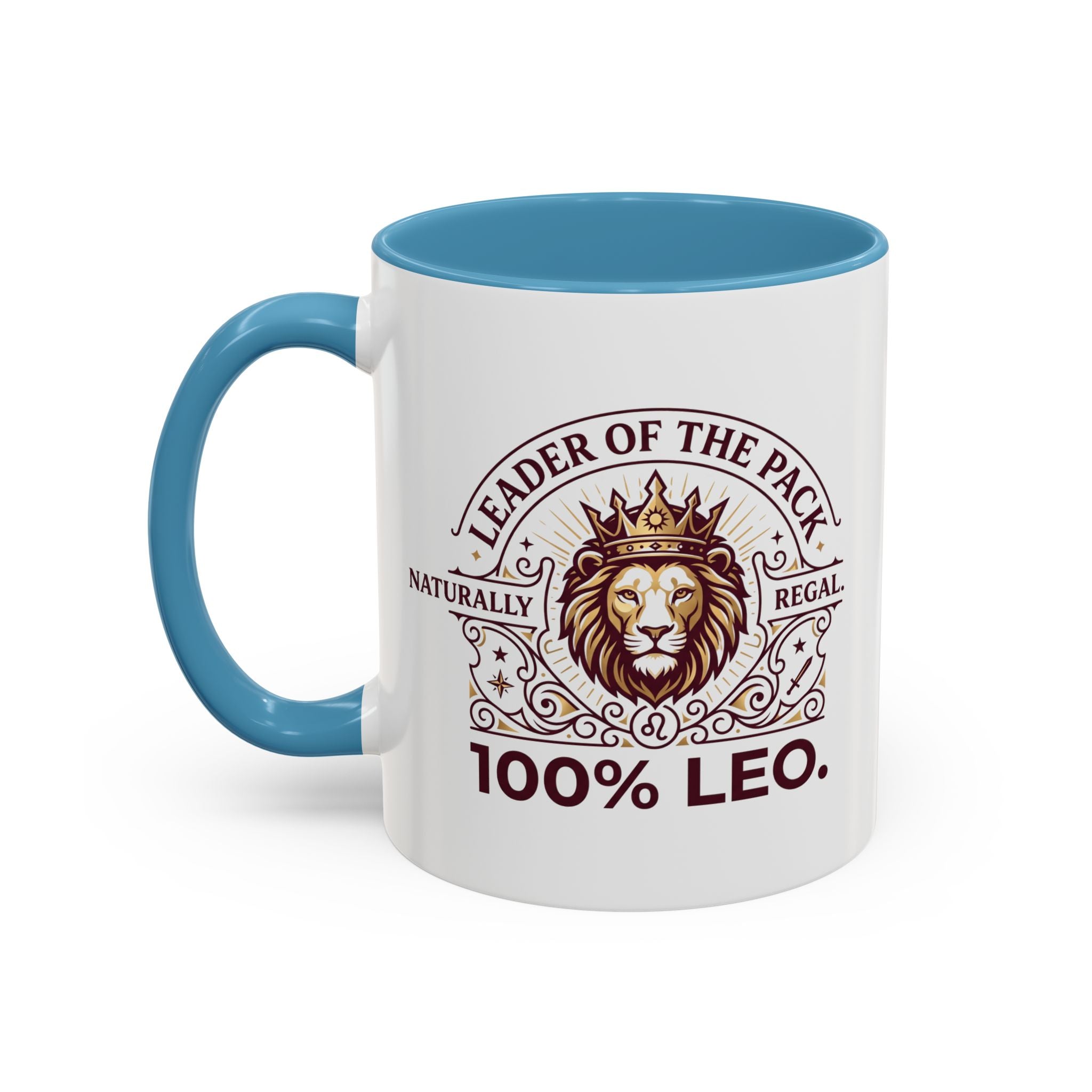 Leo Coffee Mug — 'Leader of the Pack' 100% Leo Zodiac Accent Mug