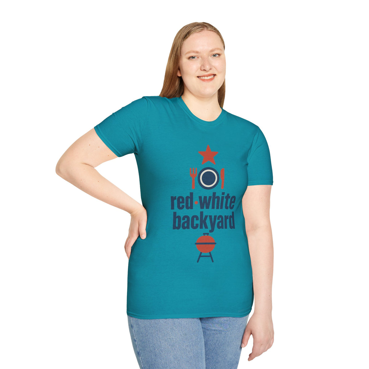 Patriotic BBQ T-Shirt — Red Star Plate Grill Graphic - Trending Now - August 2026