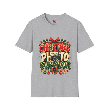 Christmas Photo Survivor T-Shirt — Funny Holiday Graphic Tee