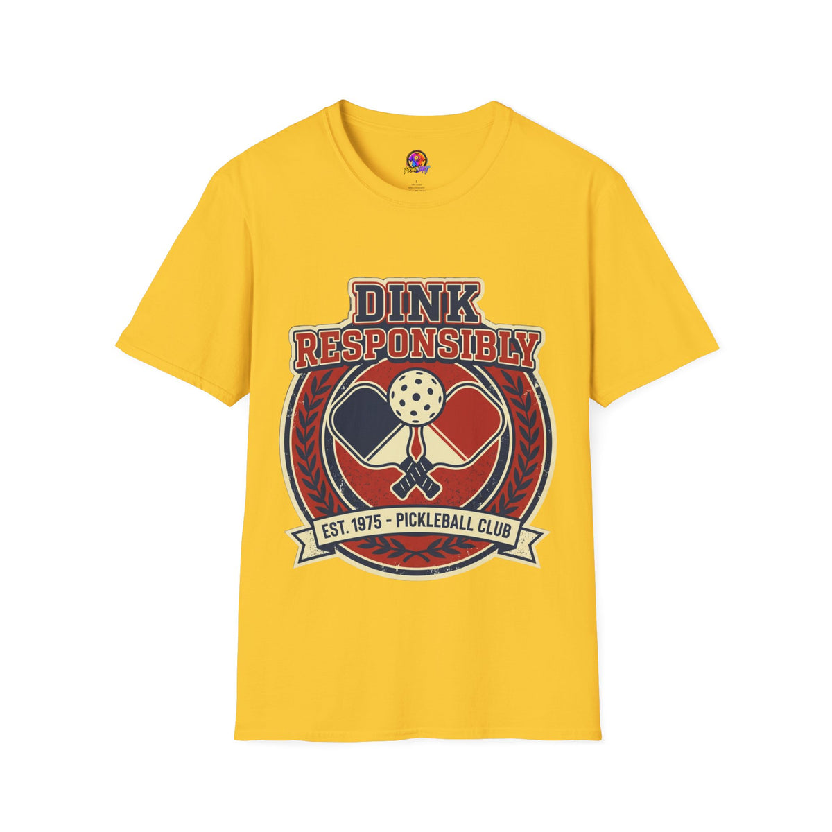 Pickleball T‑Shirt — "Dink Responsibly" Vintage Pickleball Club Tee