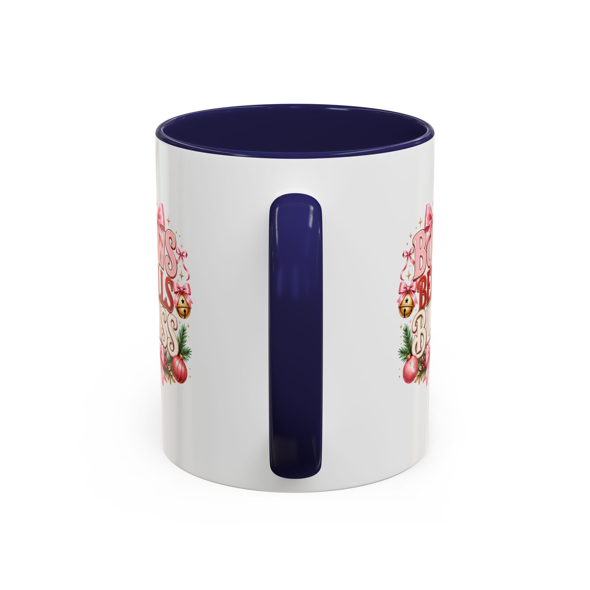 Bows Bells Bliss Christmas Accent Coffee Mug