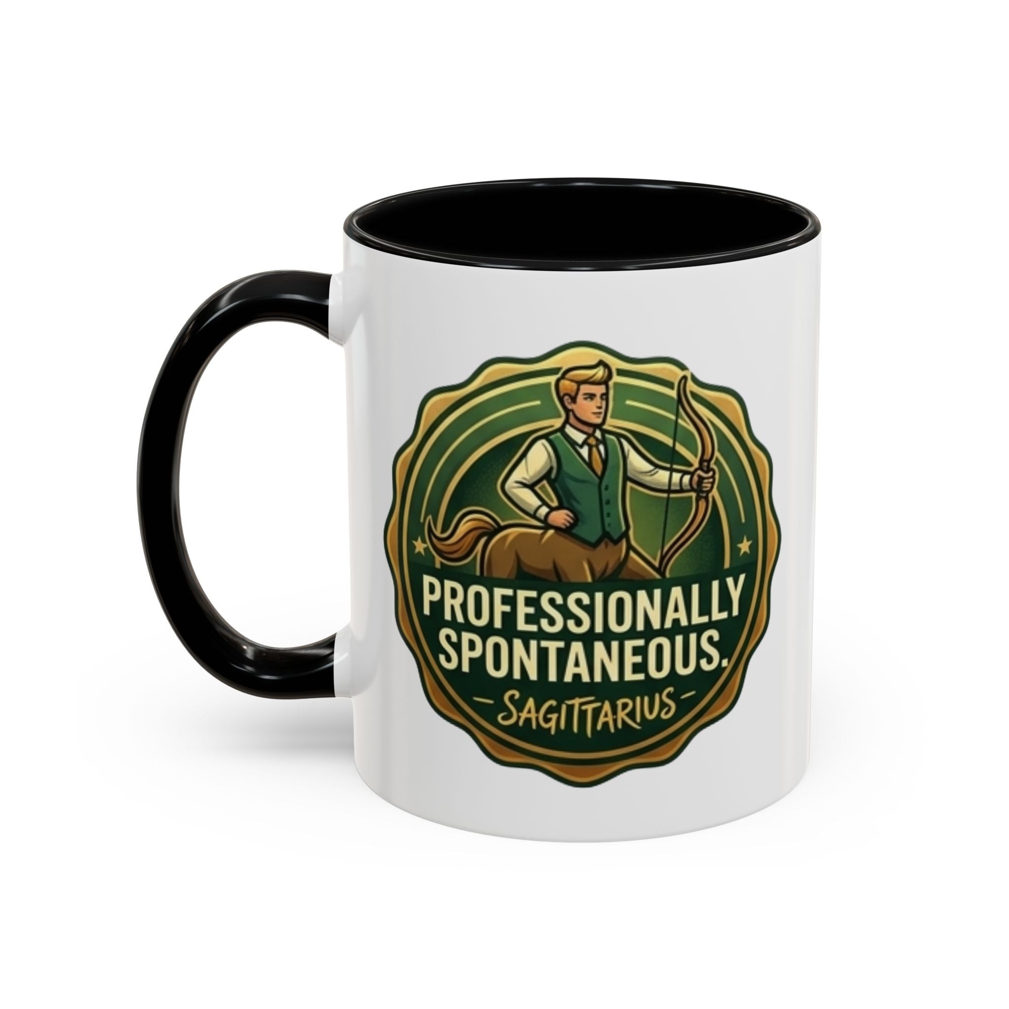 Sagittarius Coffee Mug - "Professionally Spontaneous" Zodiac Accent Mug