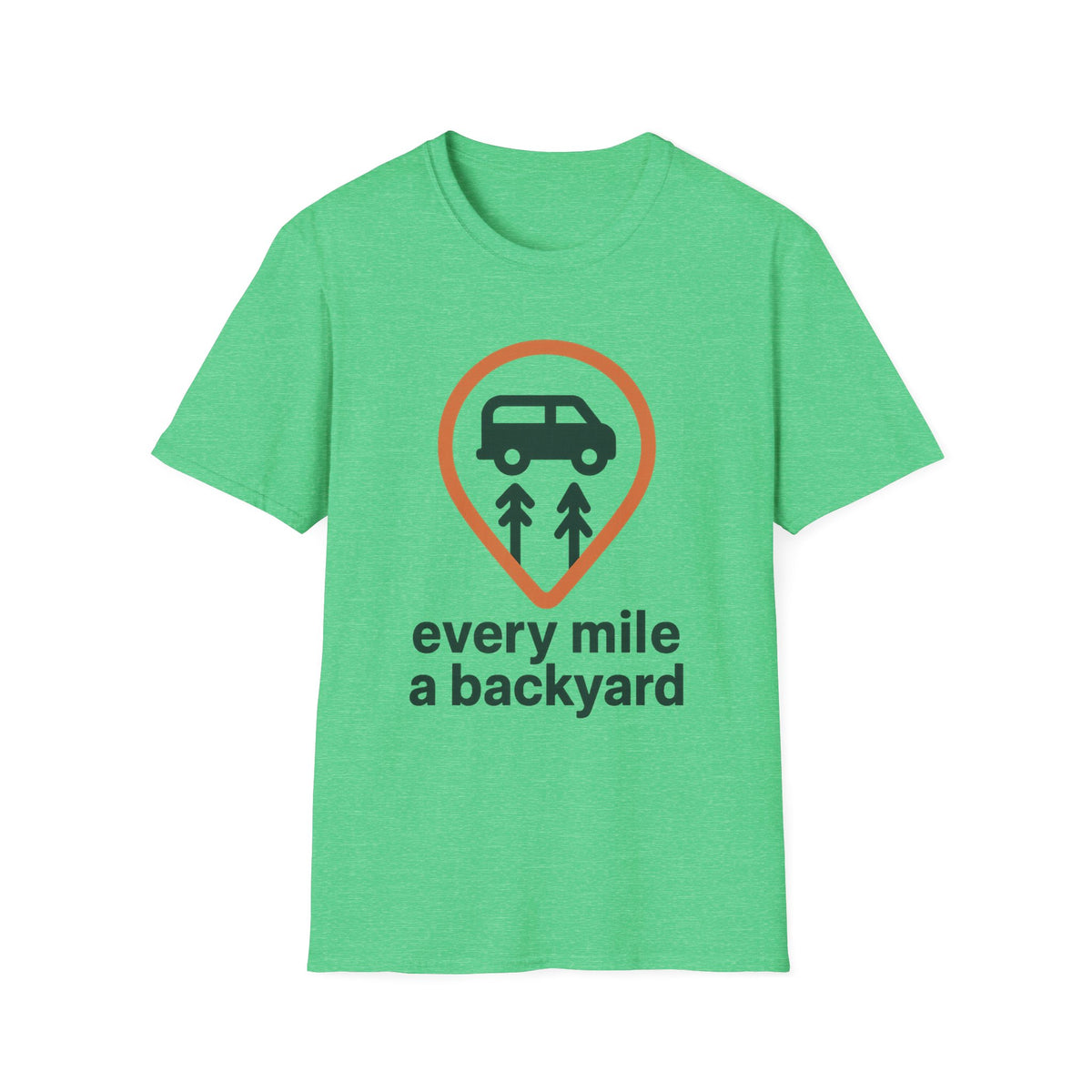 Minimalist Campervan T‑Shirt — Tiny Van Badge Graphic - Trending Now - August 2026