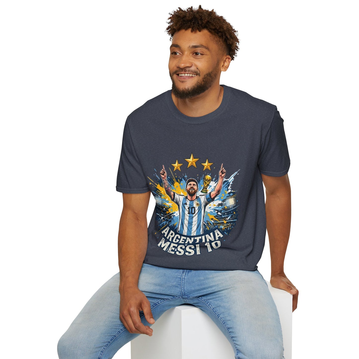 Argentina Messi Soccer T‑Shirt — World Cup Champion Fan Tee