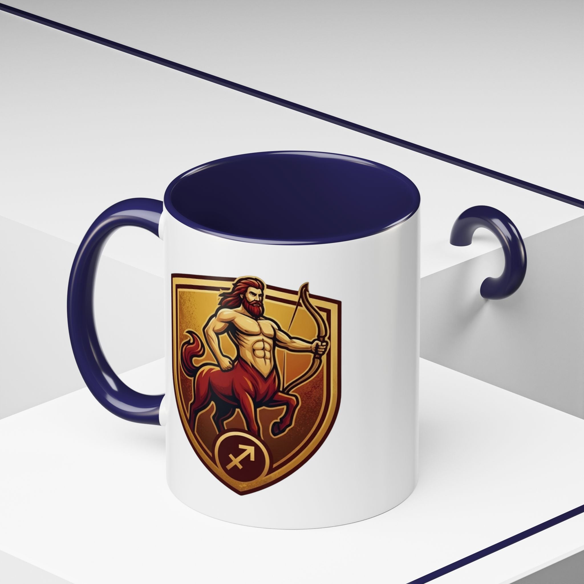 Sagittarius Centaur Coffee Mug — Zodiac Archer Accent Mug (11/15oz)