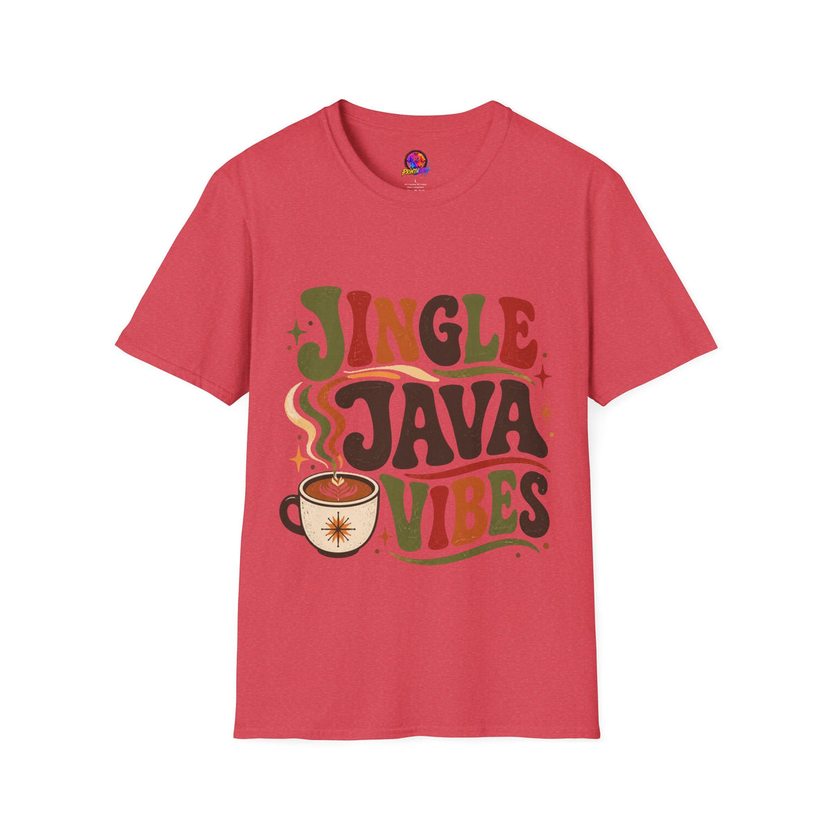 Retro "Jingle Java Vibes" T-Shirt