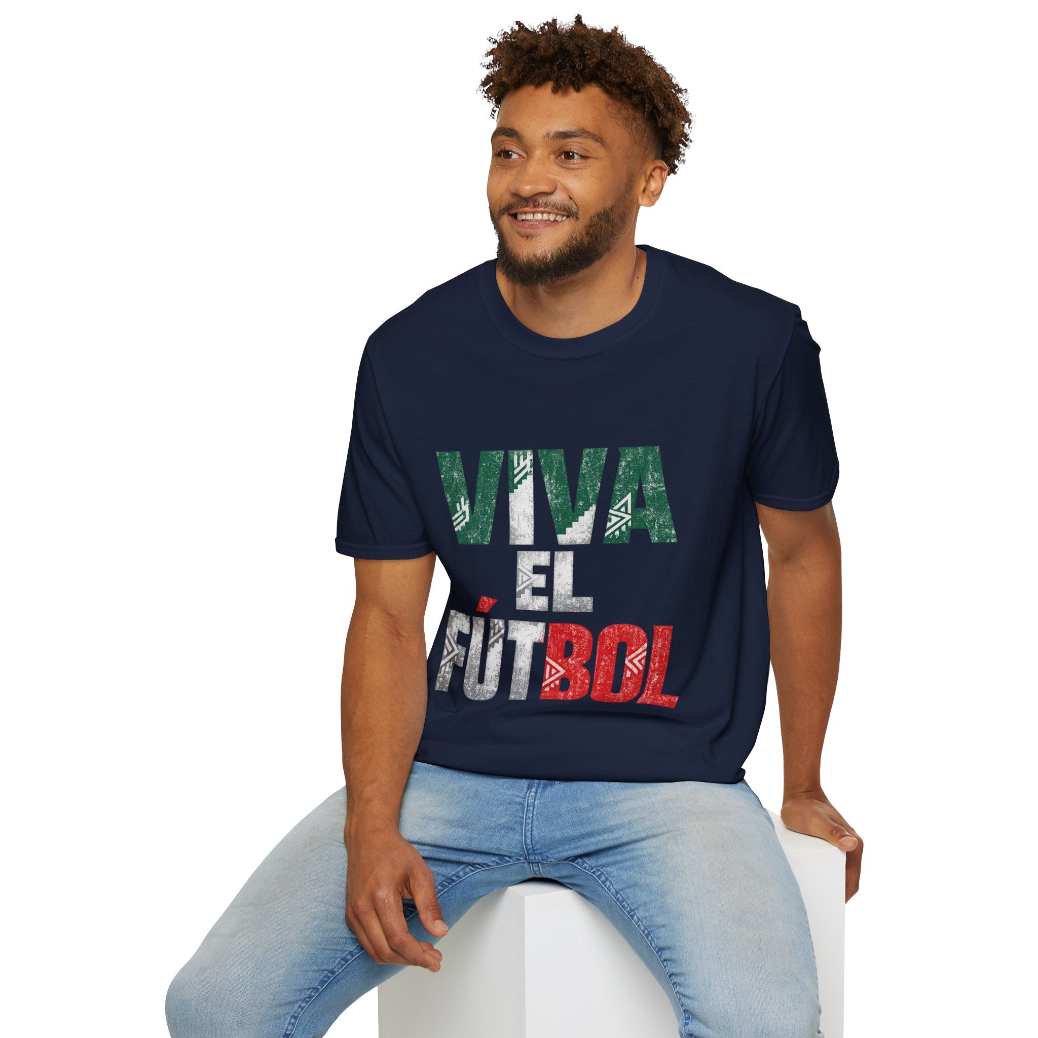 Mexico T-Shirt — "Viva El Fútbol" Mexican Soccer Graphic Tee