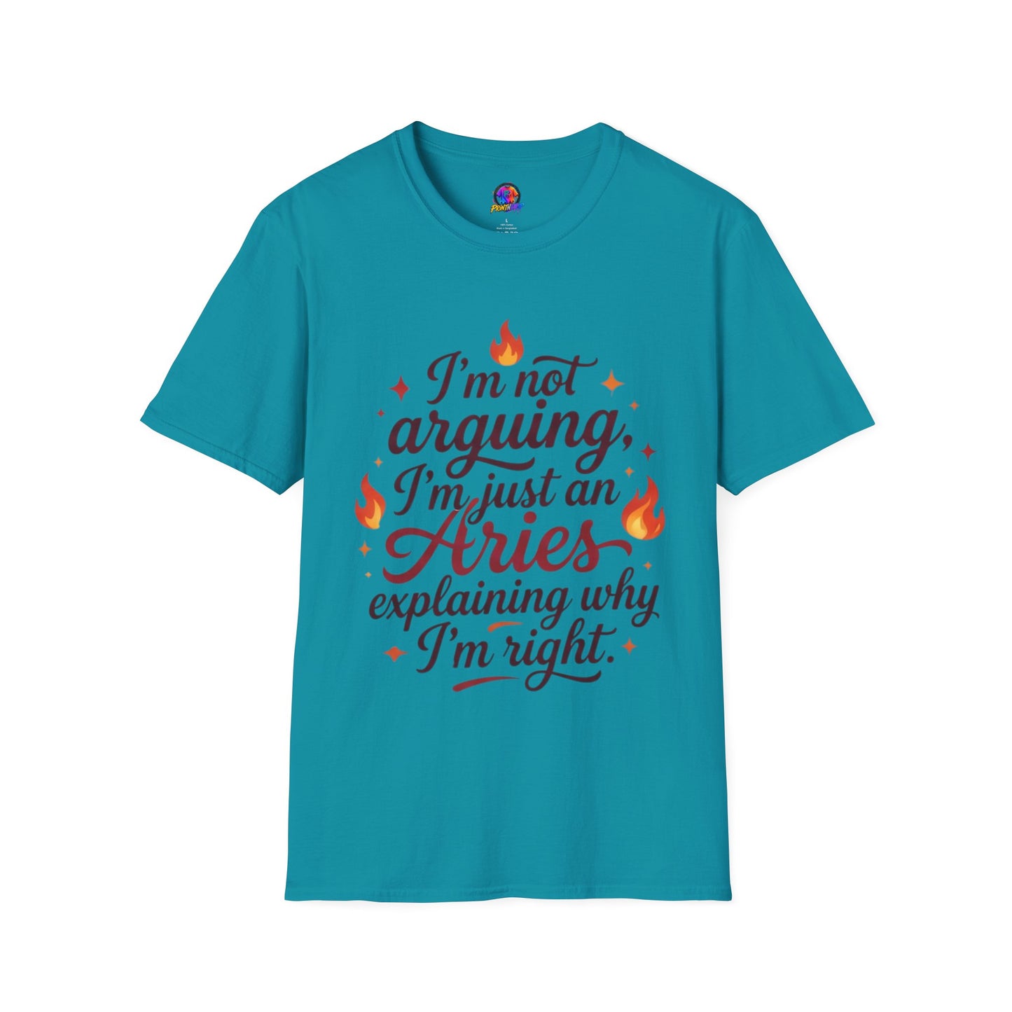 Aries Zodiac Tee — “I’m Not Arguing, I’m Just an Aries Explaining Why I’m Right”