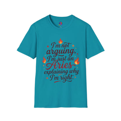 Aries Zodiac Tee — “I’m Not Arguing, I’m Just an Aries Explaining Why I’m Right”