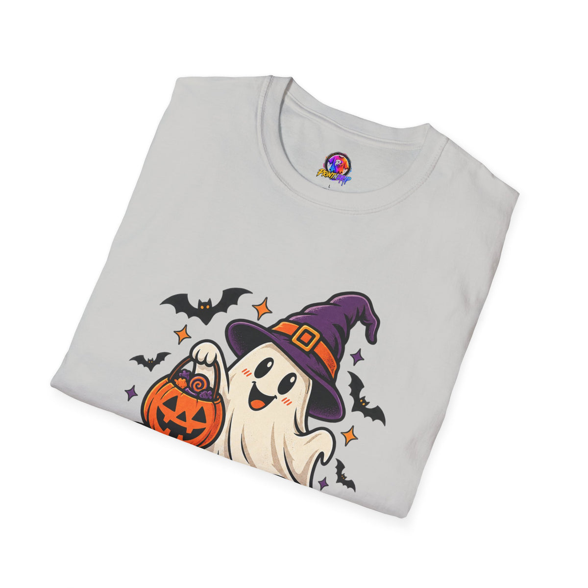 Spooky Season T-Shirt — Cute Ghost Halloween Tee ("Spooky Season Social Club")