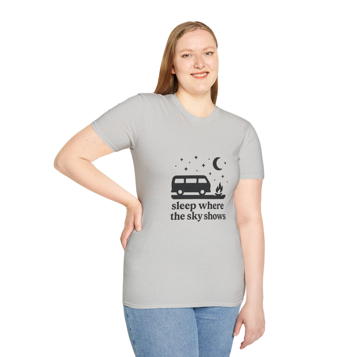 Retro Camper Night Sky T-Shirt - Trending Now - August 2026