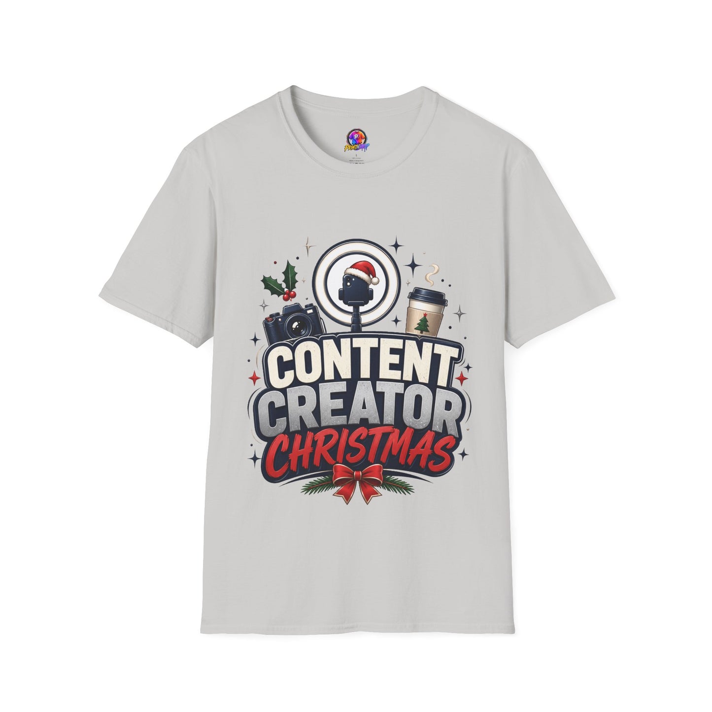 Content Creator Christmas T-Shirt