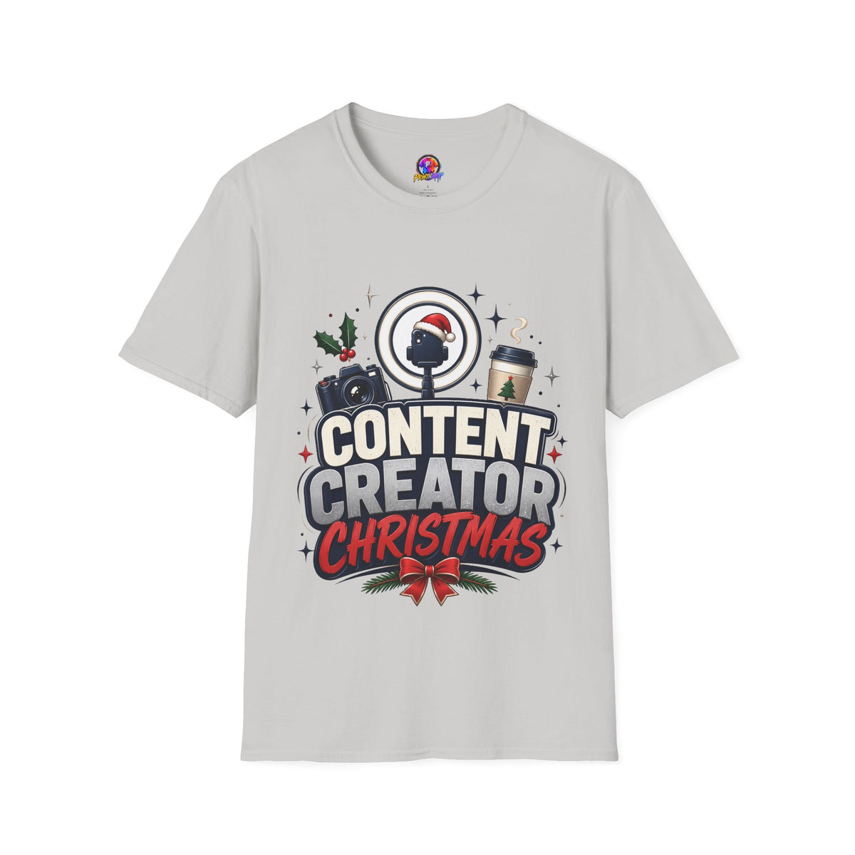 Content Creator Christmas T-Shirt