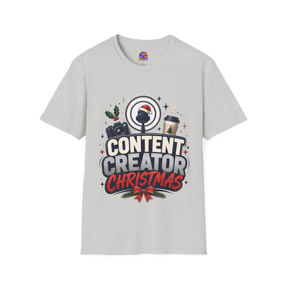 Content Creator Christmas T-Shirt