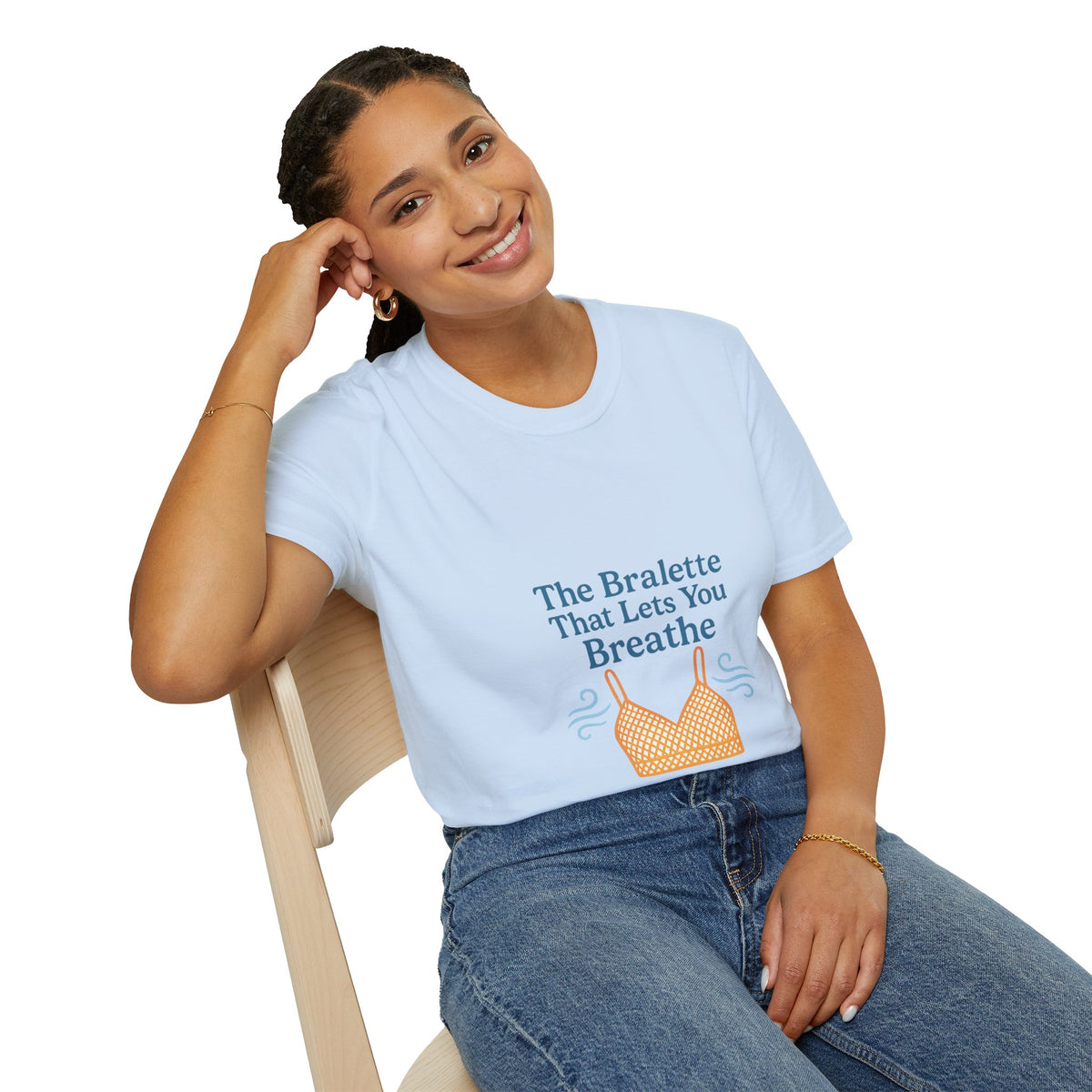T-Shirt — "The Bralette That Lets You Breathe" Graphic Tee - Trending Now - October 2026