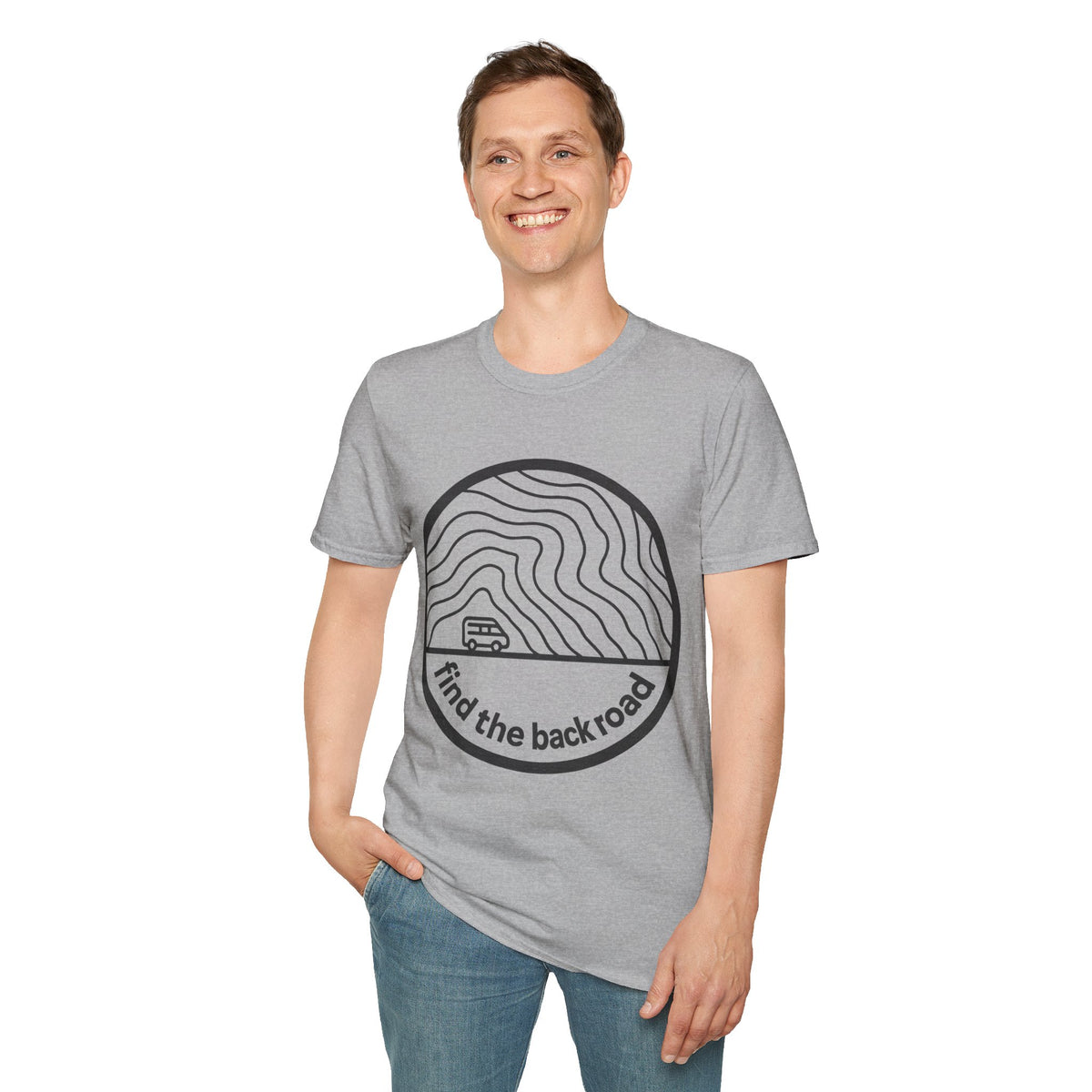 Minimalist Earth Wave T‑Shirt — Subtle Circular Nature Graphic - Trending Now - September 2026
