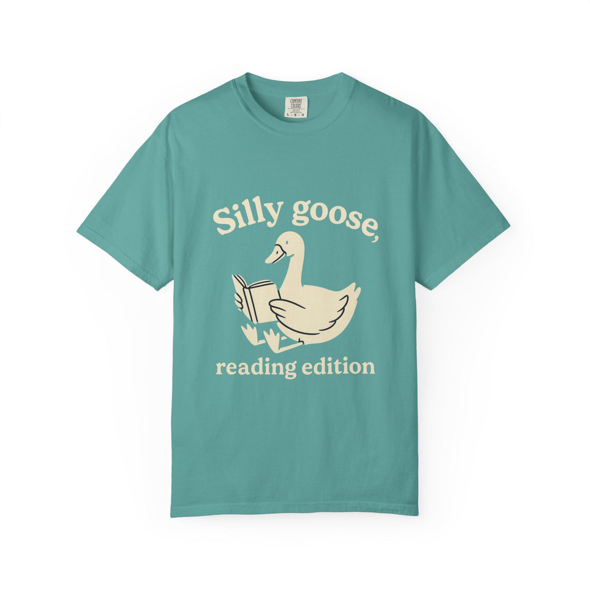 Silly Goose Reading Edition Tee - Cute Book Lover Animal Graphic T-Shirt - Trending Now - October 2026