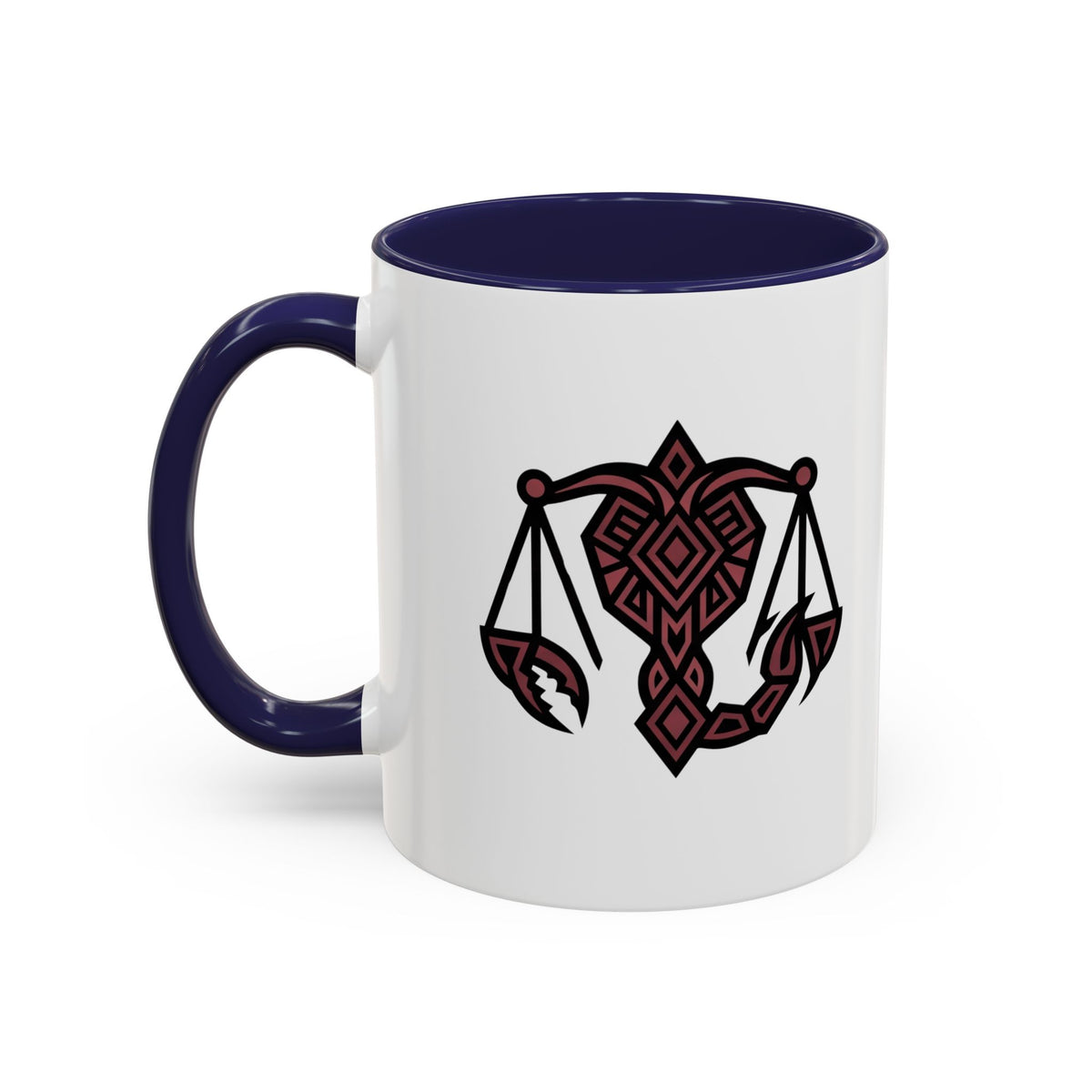 Scorpio Zodiac Scales Coffee Mug — Zodiac Balance Accent Mug