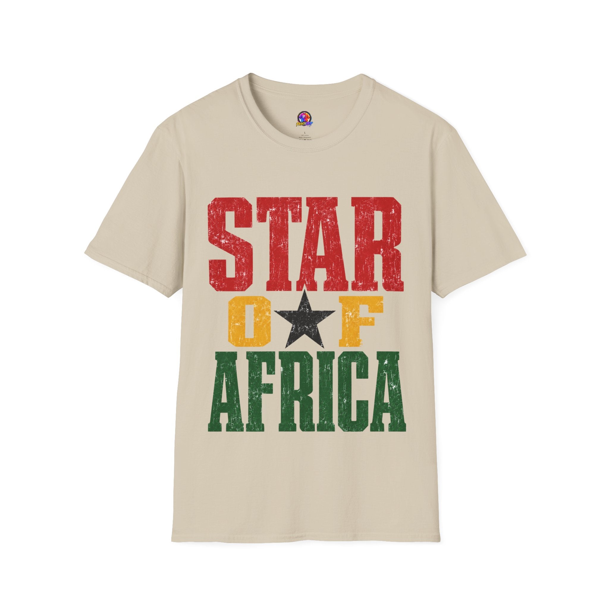 Ghana Star of Africa T-Shirt — Retro Pan-African Graphic Tee