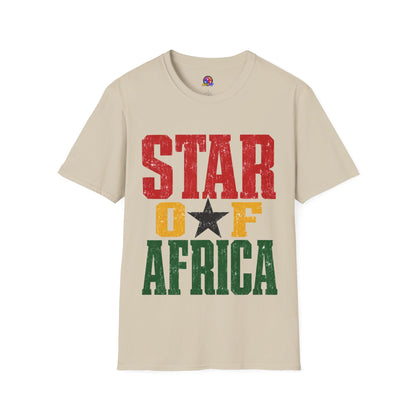 Ghana Star of Africa T-Shirt — Retro Pan-African Graphic Tee