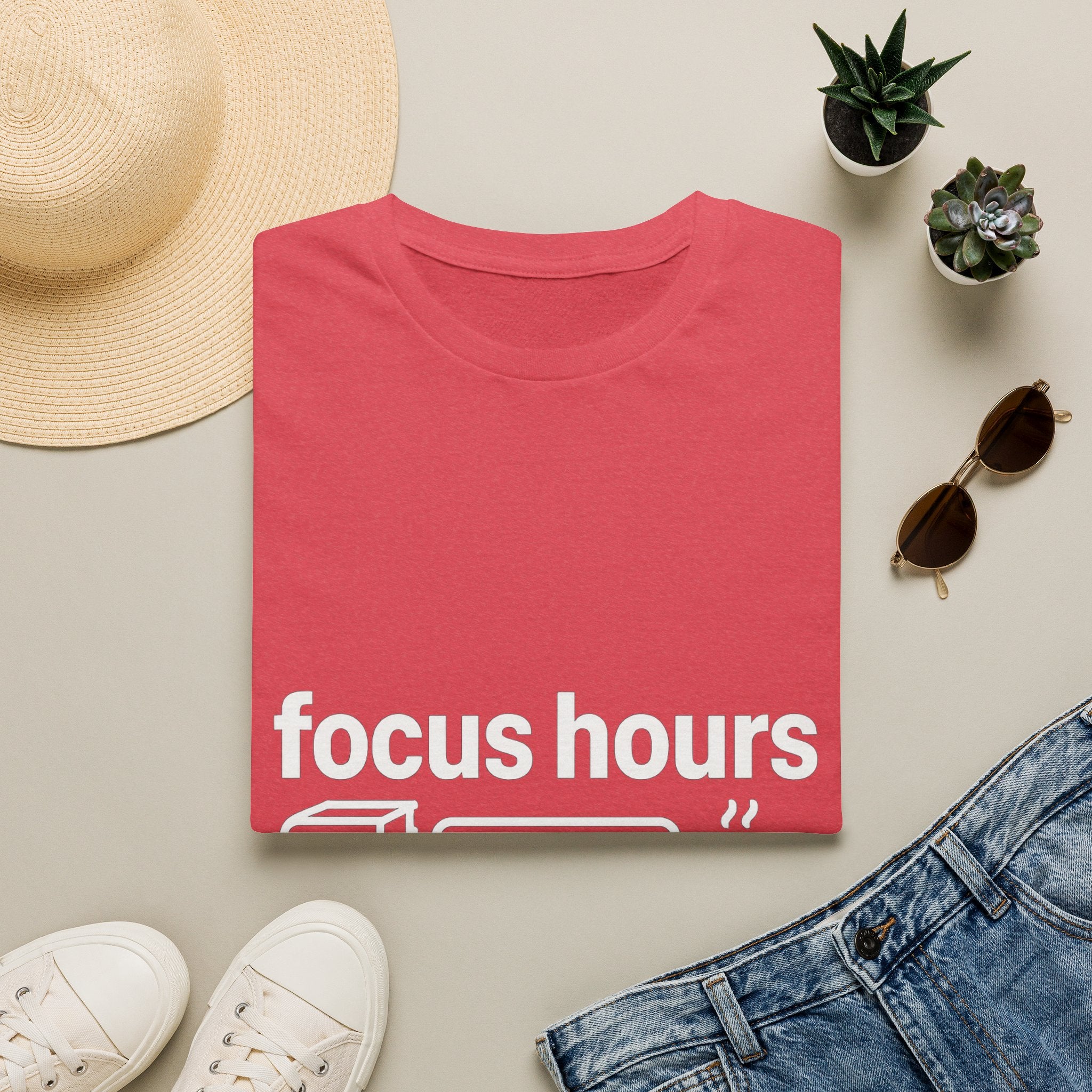 Focus Hours T-Shirt — "Focus Hours Currently Loading" Graphic Tee for Productivity & Remote Work - Trending Now - August 2026 Trends - Everyday T-Shirt