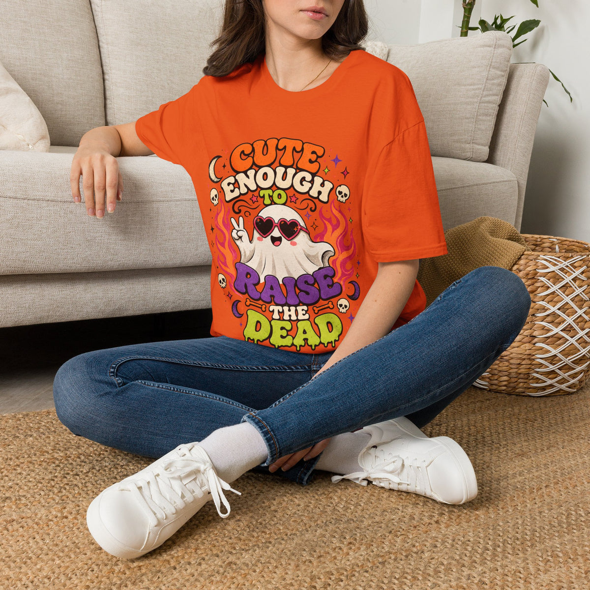 Halloween Cute Enough Unisex Softstyle T-Shirt