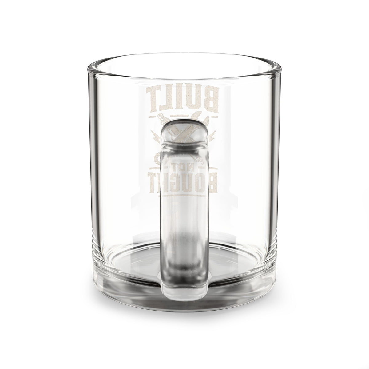 Glass Mug, 10oz Milo Bailey Dog Dad Mom Glass Mug, 10oz