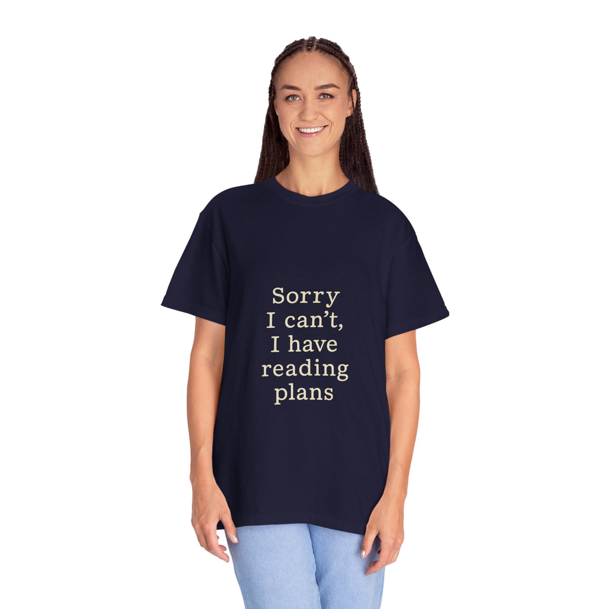 Reading Plans T-Shirt — "Sorry I Can't, I Have Reading Plans" Literary Tee - Trending Now - October 2026