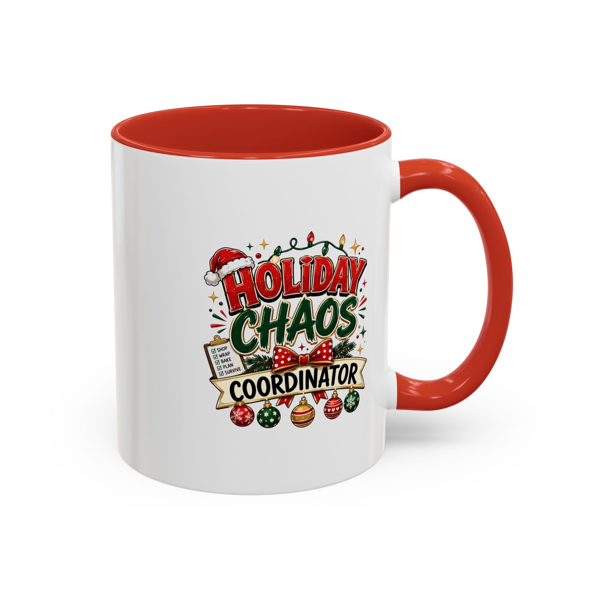 Accent Coffee Mug Holiday Chaos Coordinator