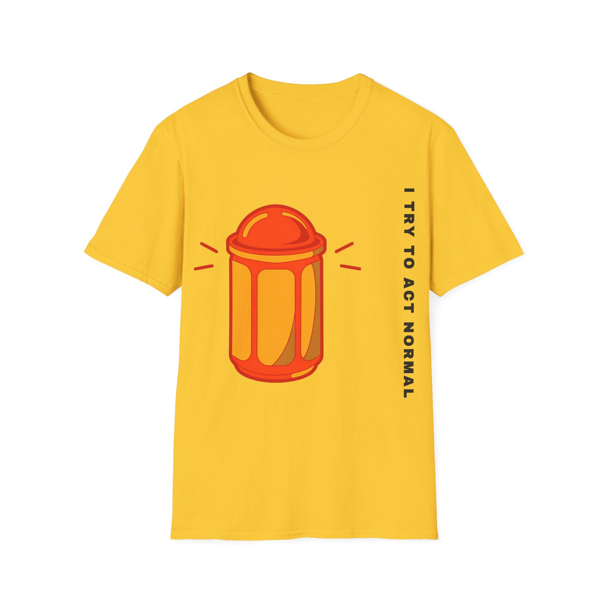 T-Shirt — 'I Try to Be a Grown-Up' Cartoon Fire Hydrant Graphic Tee - Trending Now - September 2026