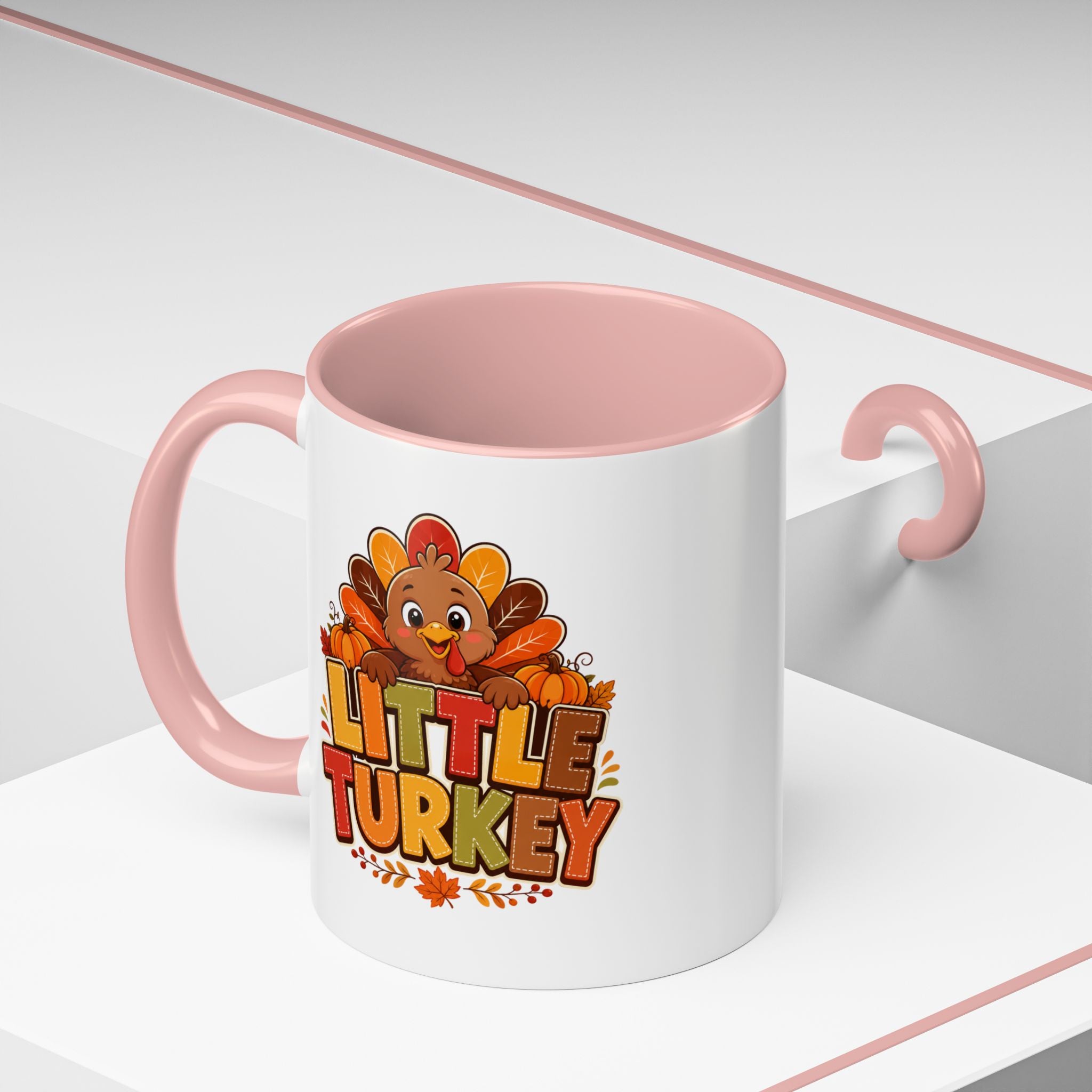 Thanksgiving Mug Little Turkey Coffee Mug — Cute Thanksgiving Kid Mug
