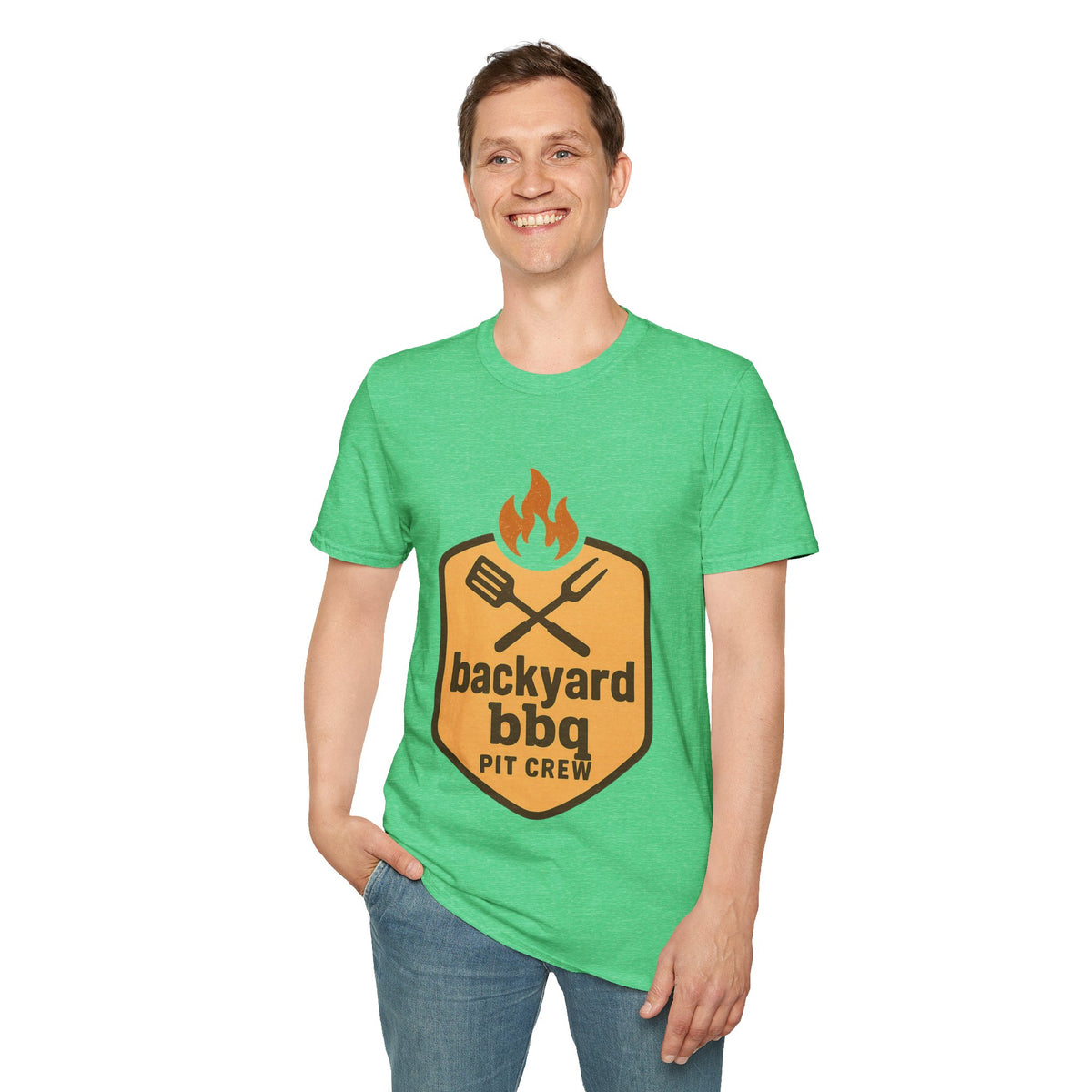 Backyard BBQ T-Shirt — Grilling Badge Tee - Trending Now - August 2026