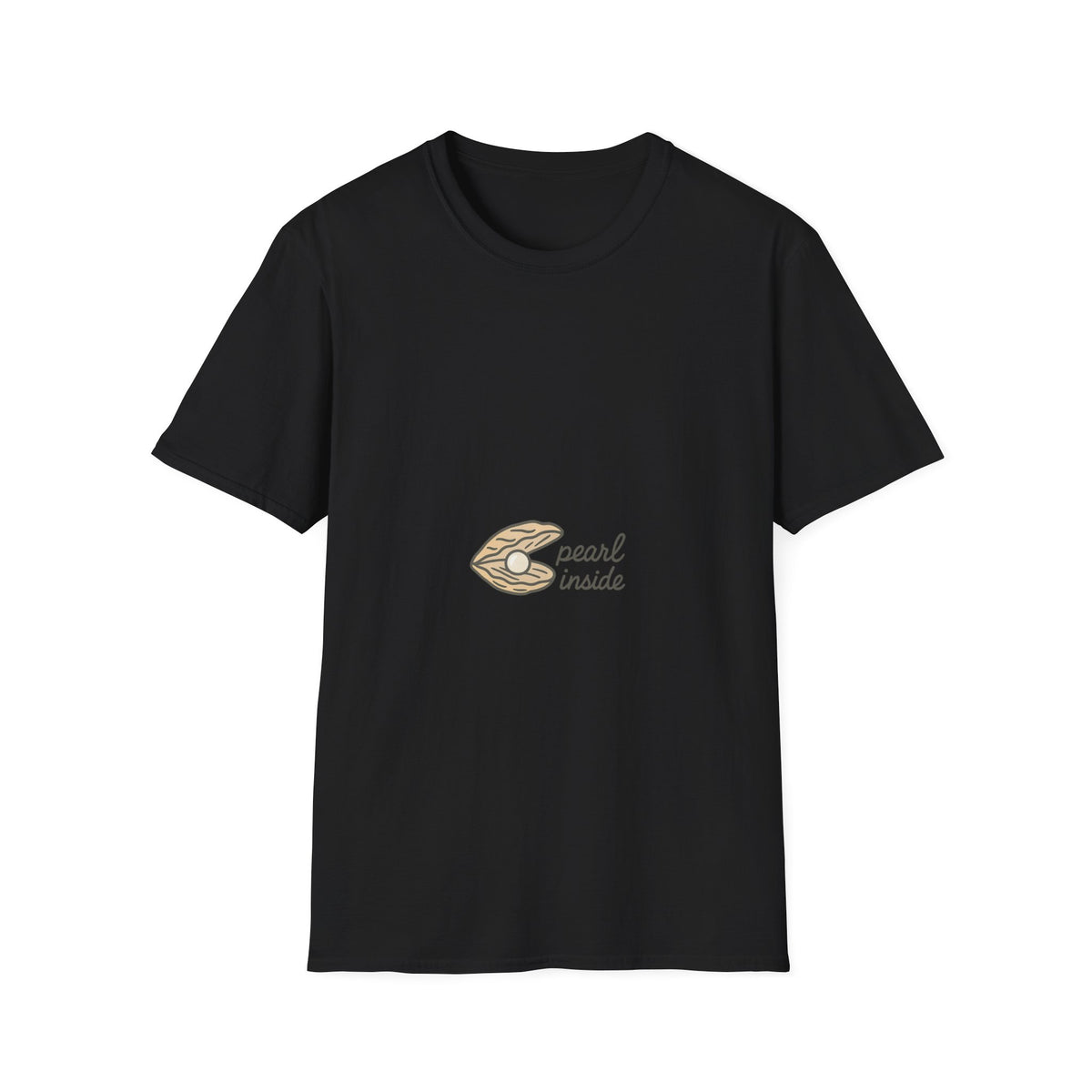 Minimalist Oyster Shell Pearl Inside Graphic Tee - Trending Now - September 2026